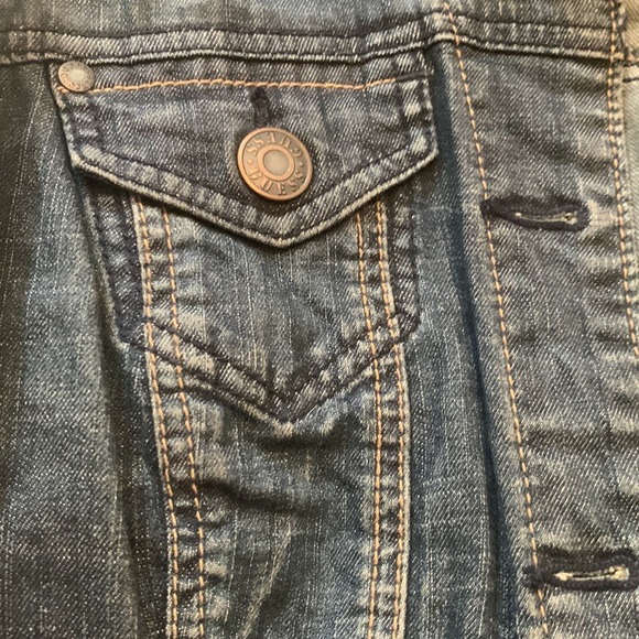 GUESS dark wash jean jacket - Picture 3 of 6